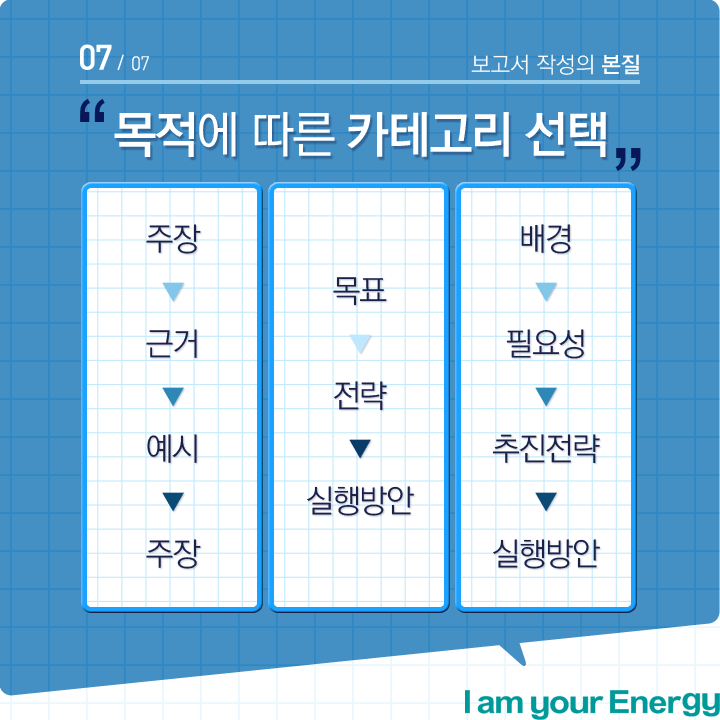 보고서 작성을 본질