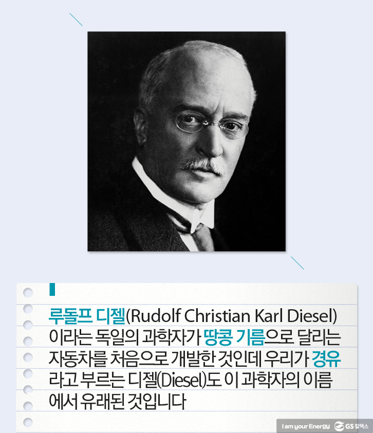 루돌프 디젤이 땅콩 기름으로 달리는 자동차 개발