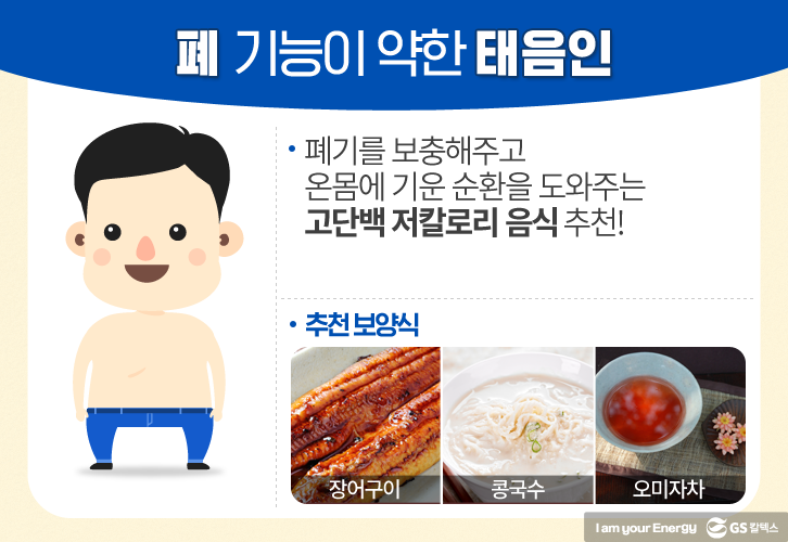 폐 기능이 약한 태음인