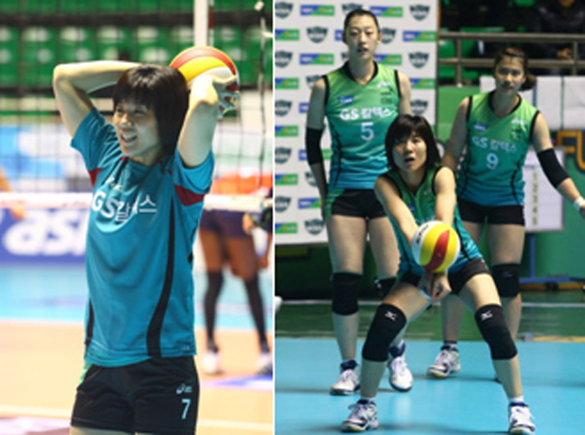 장윤희 선수의 훈련 모습