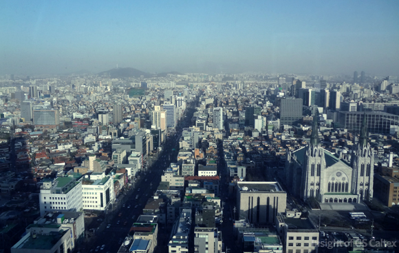 1 GS타워에서 보는 서울시내의 전경