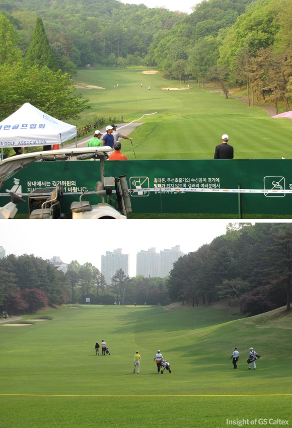 04 라운딩을 하는 선수들의 모습