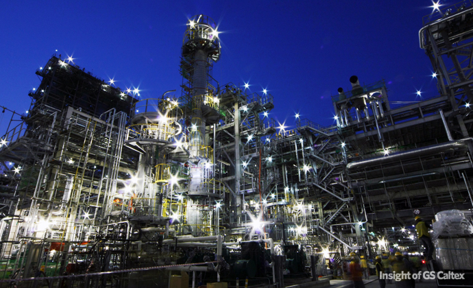 GS칼텍스의 여수 공장!