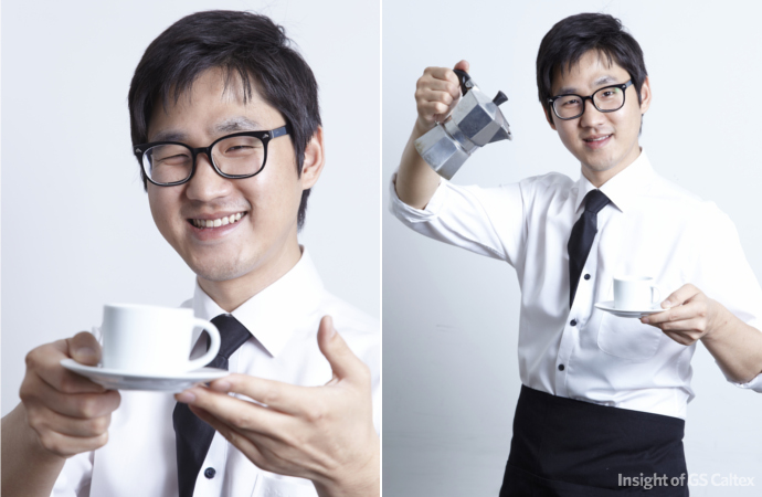 바리스타2 GS칼텍스의 '첫단추'를 책임지고 있는 김종현 사원을 응원합니다 C-: