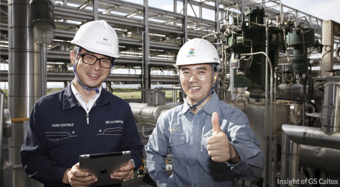 GS칼텍스 여수공장 GS칼텍스의 여수공장 생산공정 자동화를 든든하게 지원해주고 있는 SMC AUTOMATION 을 항상 응원합니다 C-: