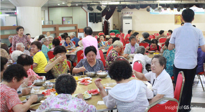 노인복지 마음을 나누는 '봉사활동'