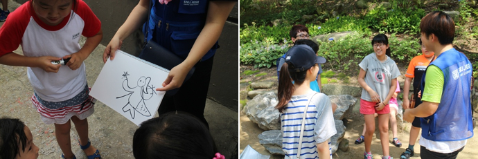 아동센터, 봉사 서울대 햇빛봉사단과 함께하는 화분만들기