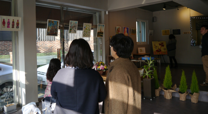 작가 이야기 전시회 관람